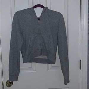 Brandy Melville crop zip up